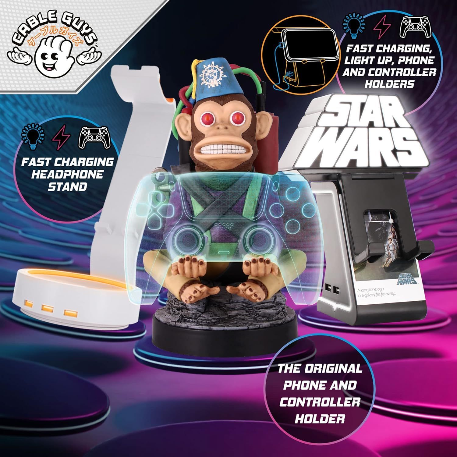 Support & Charger figure for Controller and Smartphone - EXQUISITE GAMING - STITCH