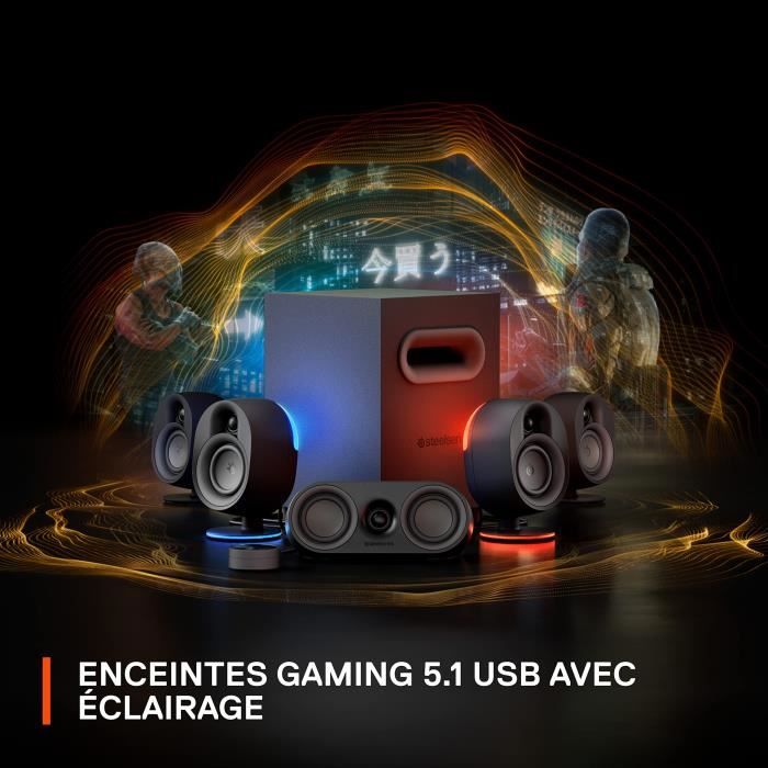 Computer speakers - STEELSERIES - Arena 9 - 5.1 surround sound