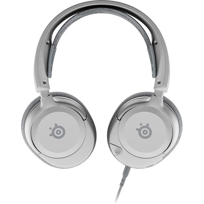 Gaming -Micro Helmet - Steelseries - Arctis Nova 1 White - Spinning - Multiplateform - White / Gray