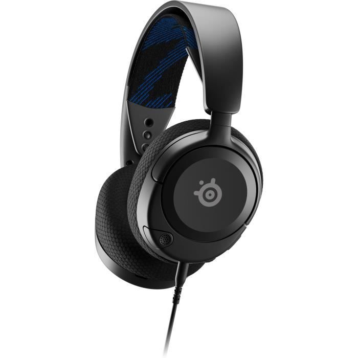 Gaming Headset - STEELSERIES - Arctis Nova 1P - Wired - Multiplatform - Black