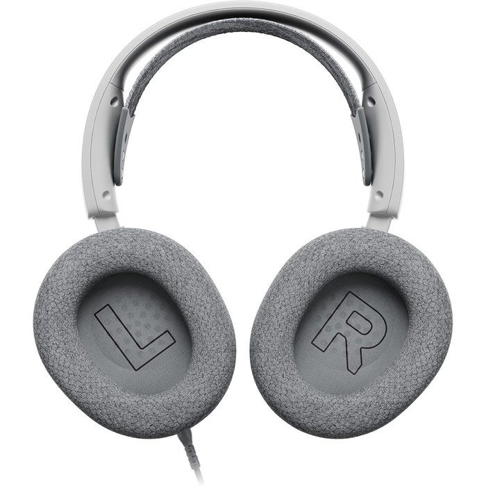 Gaming Headset - STEELSERIES - Arctis Nova 1P White - Wired - Multiplatform - White / Gray
