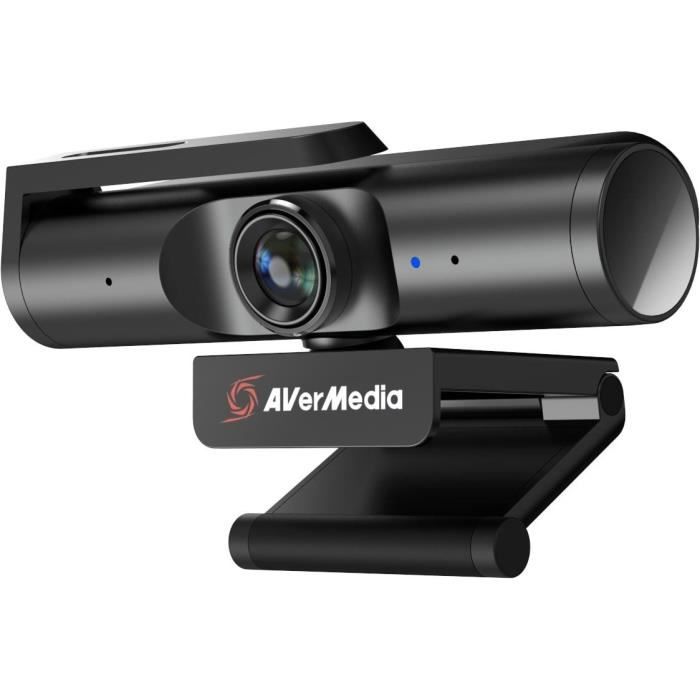 AverMedia Live Streamer CAM 513-4K Ultra Wide Angle Webcam with Artificial Intelligence -Ideal Streaming and Video Conferencing.