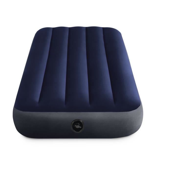 Intex - Inflatable mattress, camping, 137x 191 x 25 cm Downy Classic 2 Places