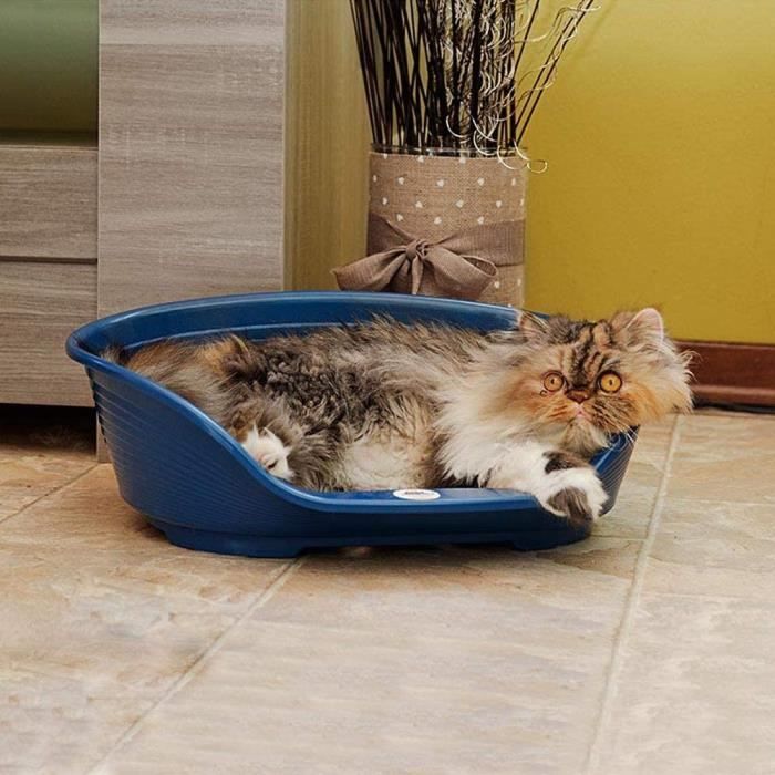 FERPLAST Siesta Deluxe 2 basket - 49x36x17.5 cm - Dark gray - For dogs and cats