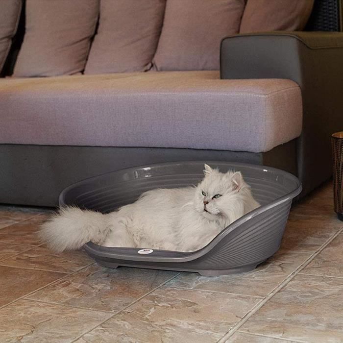 FERPLAST Siesta Deluxe 4 basket - 61.5x45x21.5 cm - Dark gray - For dogs and cats