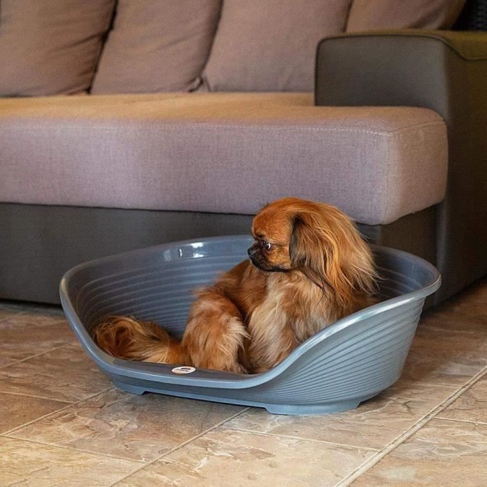 FERPLAST Siesta Deluxe 4 basket - 61.5x45x21.5 cm - Dark gray - For dogs and cats