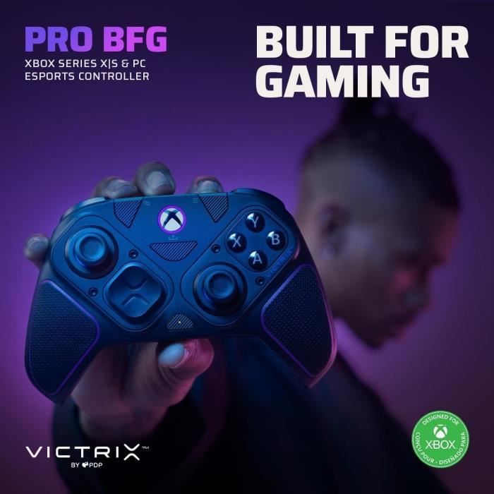 Wireless Controller - Pro BFG - PC, Xbox One and Series X|S - PDP - Modular Buttons and Joysticks - Black