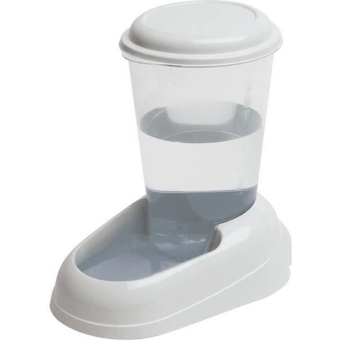 FERPLAST Nadir water dispenser 3L plastic - 29,2x20,2x28,8cm - White - Dog and cat