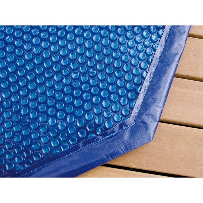 Bubble cover for wooden swimming pool UBBINK OCEA 430 - 400 microns - Blue