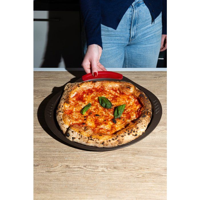 Pizza dish - PYREX - 1452055 - Perforated metal - 32 cm