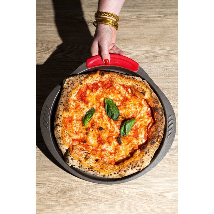 Pizza dish - PYREX - 1452055 - Perforated metal - 32 cm