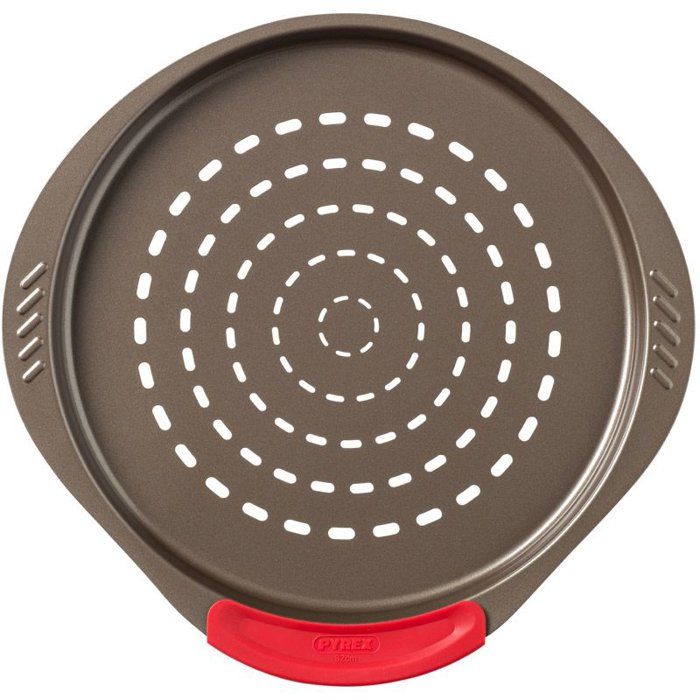 Pizza dish - PYREX - 1452055 - Perforated metal - 32 cm