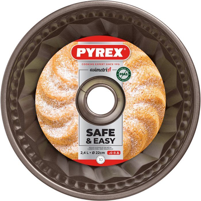 Kougloff mold - PYREX - 1452019 - Metal - Non-stick - 22 cm