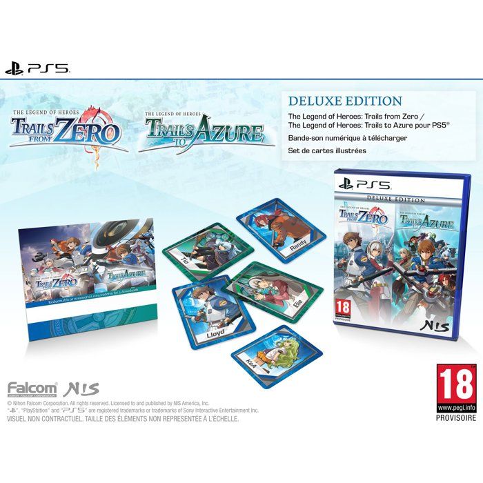 The Legends of Heroes: Trails from Zero + Trails to Azure Deluxe Edition  Jeu PS5