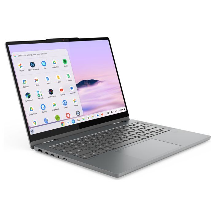 PC Portable LENOVO Chromebook 14ITN10 - ChromeOS - 14'' WUXGA Tactile - Intel Core C3 N355 - RAM 8 Go - SSD 128 Go - AZERTY
