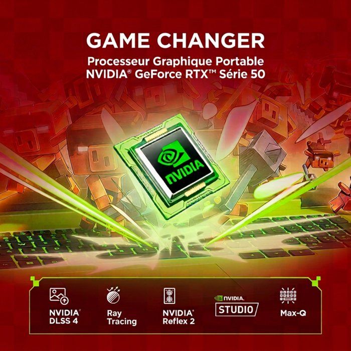 PC portable Gamer LENOVO LOQ 15AHP11 - Sans Windows - 15,3'' WUXGA 165hz - Ryzen 7 250 - RTX 5060 - RAM 16 Go - SSD 512 Go