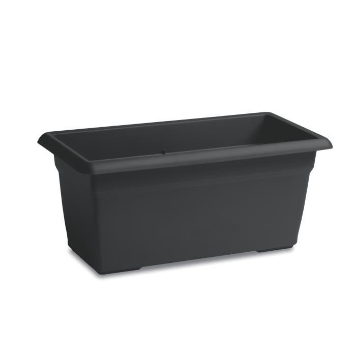 MEDITERRANEO rectangular flower box - 110L - 100 cm - Plastic - Anthracite