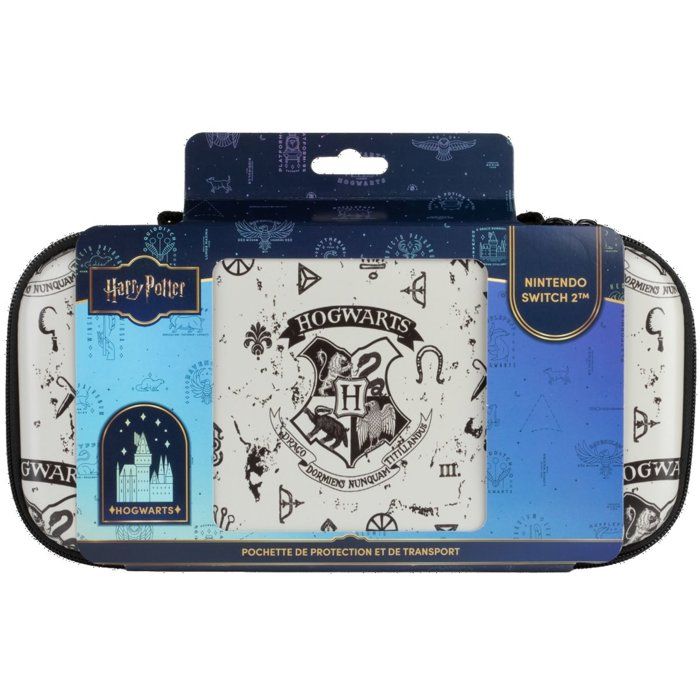 Protective Case - CERDA LIFE'S LITTLE MOMENTS - Harry Potter Beige Hogwarts - Holds 8 games - Nintendo Switch 2