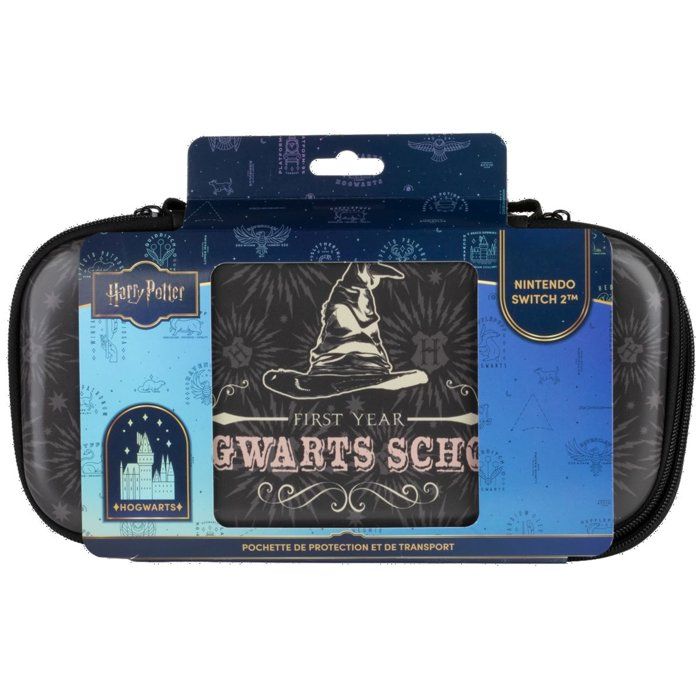 Protective Case - CERDA LIFE'S LITTLE MOMENTS - Harry Potter First Year (Black) - Holds 8 games - Nintendo Switch 2