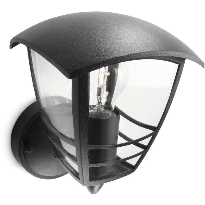 Creek-Appliance of rising metal outdoor H20cm black philips