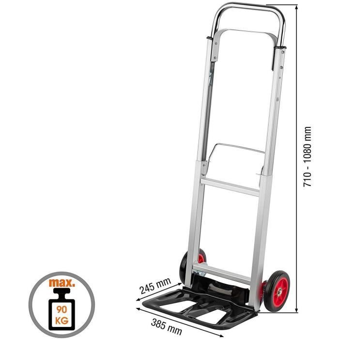 Devil in folding aluminum 90 kg Meister