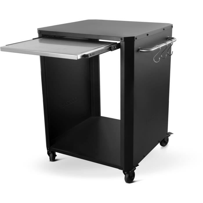 Trolley with cutting board - COZZE - 90300 - Stainless steel