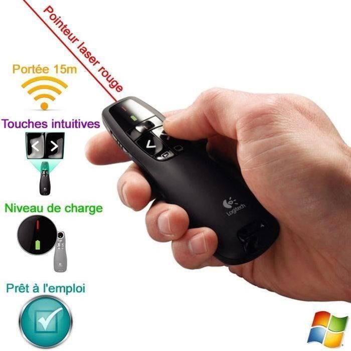 LOGITECH presentation device - R400