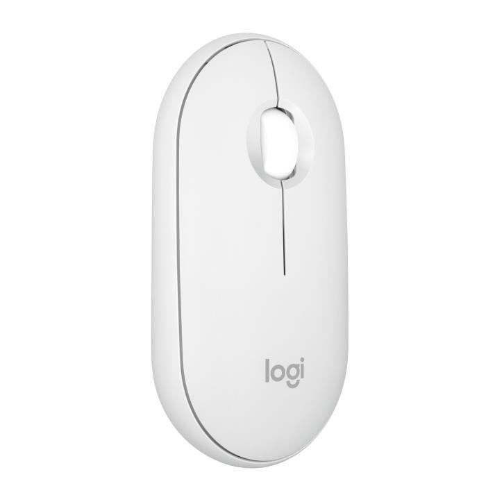 LOGITECH - Wireless mouse - Pebble Mouse 2 M350s - White - (910-007013)