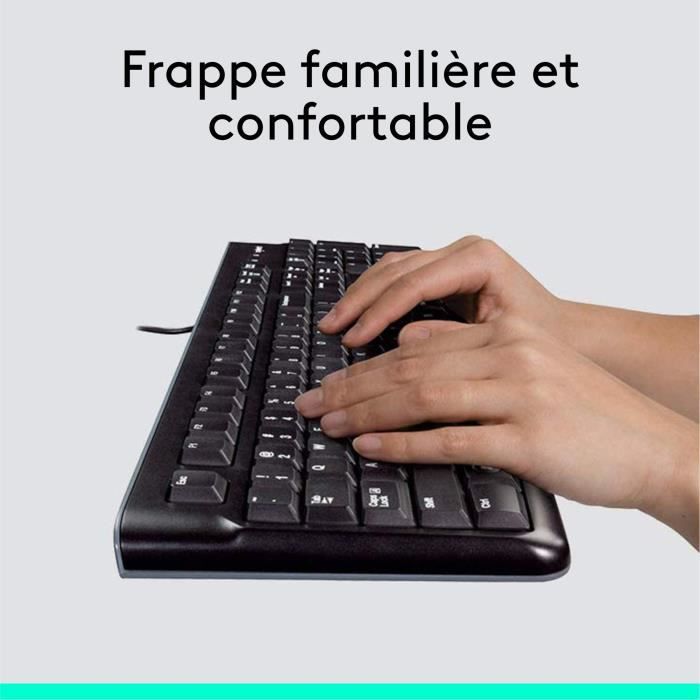 LOGITECH Wired Keyboard and Mouse Pack - MK120