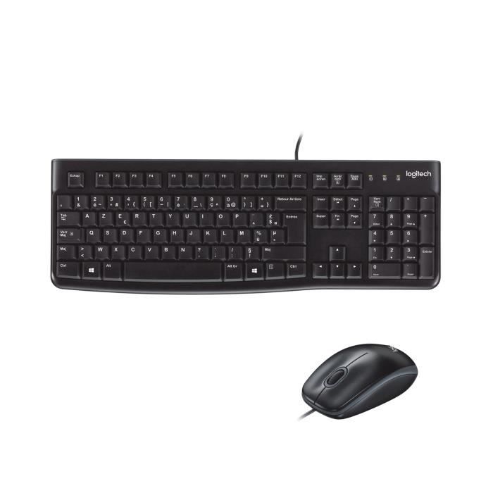 LOGITECH Wired Keyboard and Mouse Pack - MK120