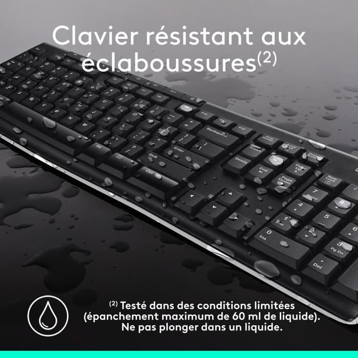 LOGITECH MK270 Mouse Keyboard Kit - Wireless - QWERTY