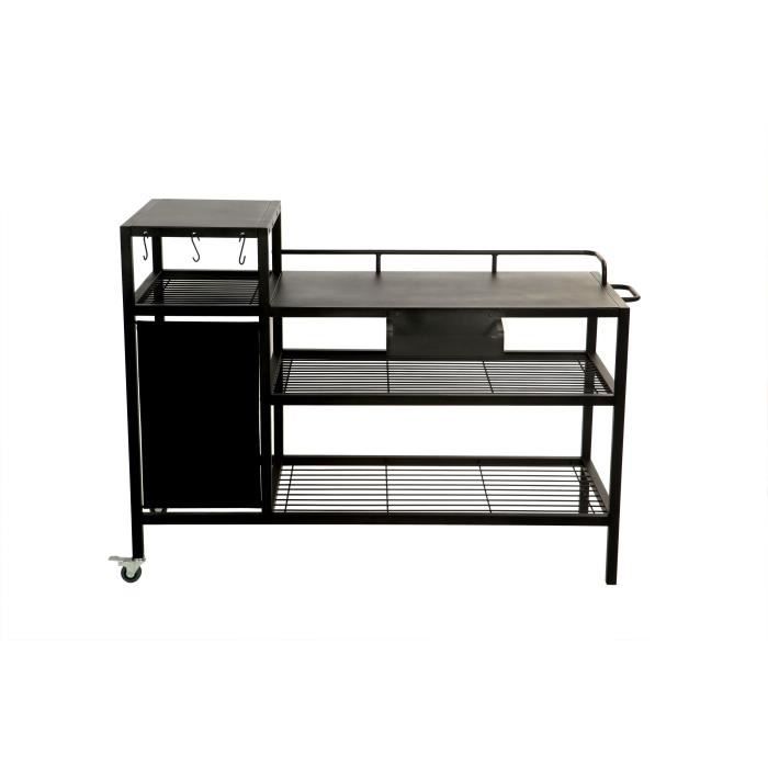 Carriot for plancha - Black steel