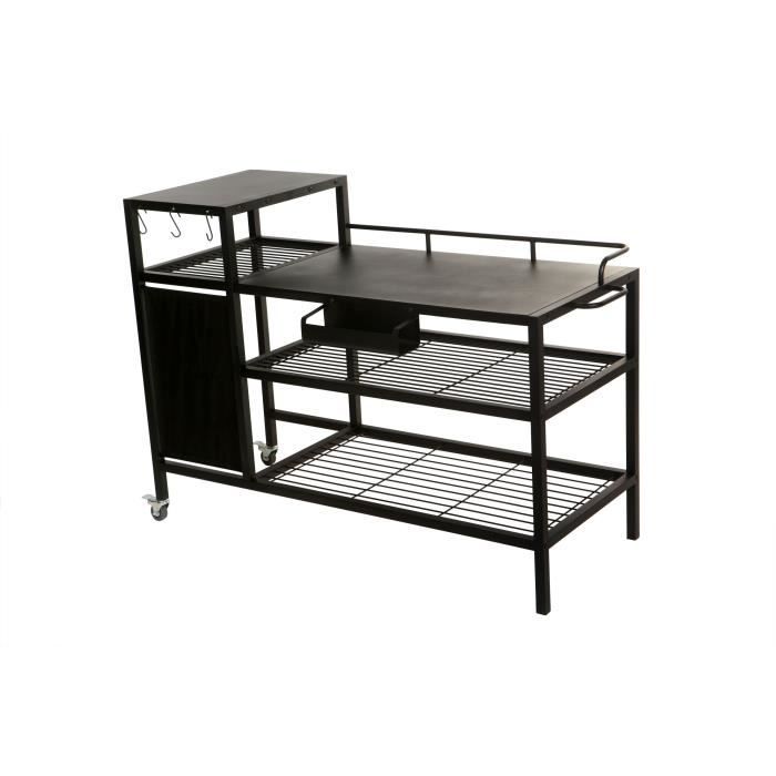 Carriot for plancha - Black steel