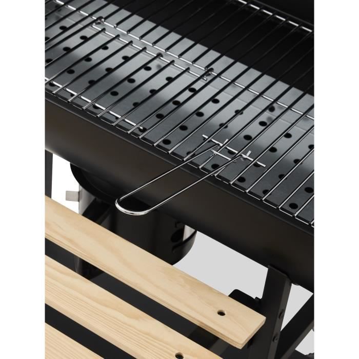 Charcoal barbecue - COOKING BOX - MIKE EVOLUTION - 142 X 57 X 112 cm - Black