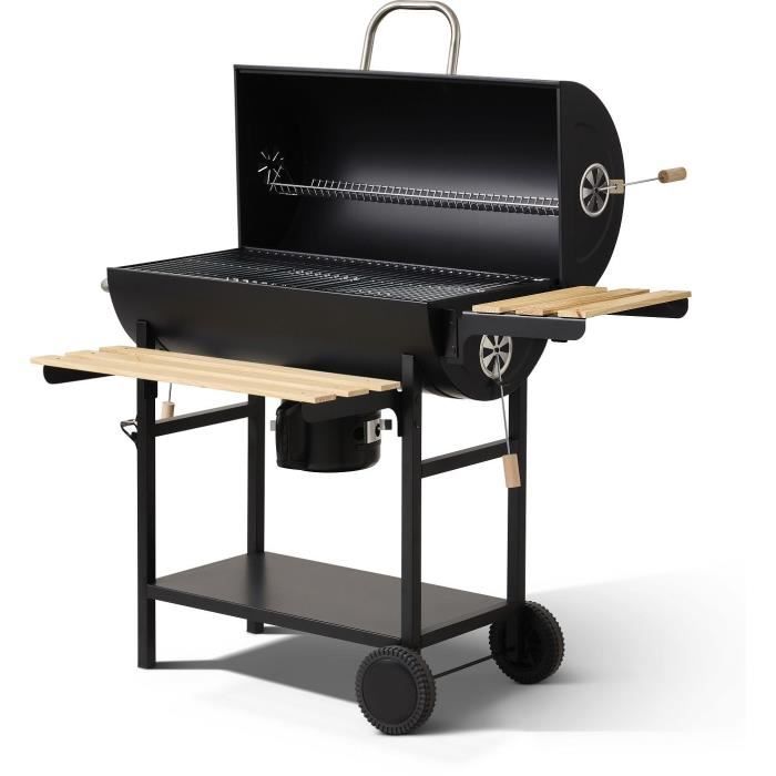 Charcoal barbecue - COOKING BOX - MIKE EVOLUTION - 142 X 57 X 112 cm - Black
