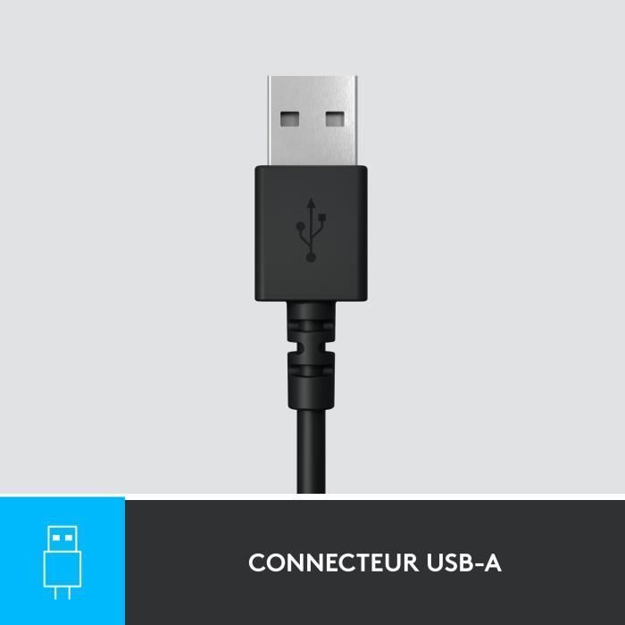 LOGITECH wired USB headset - H390