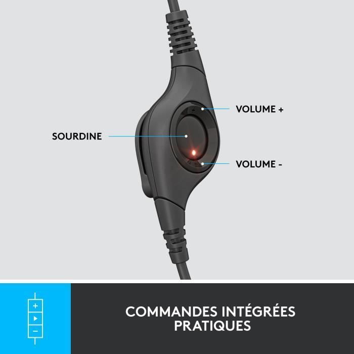 LOGITECH wired USB headset - H390