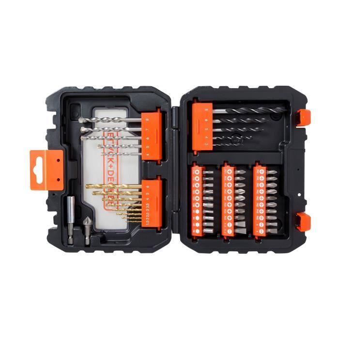 BLACK & DECKER Box 50 accessories drilling screw A7232