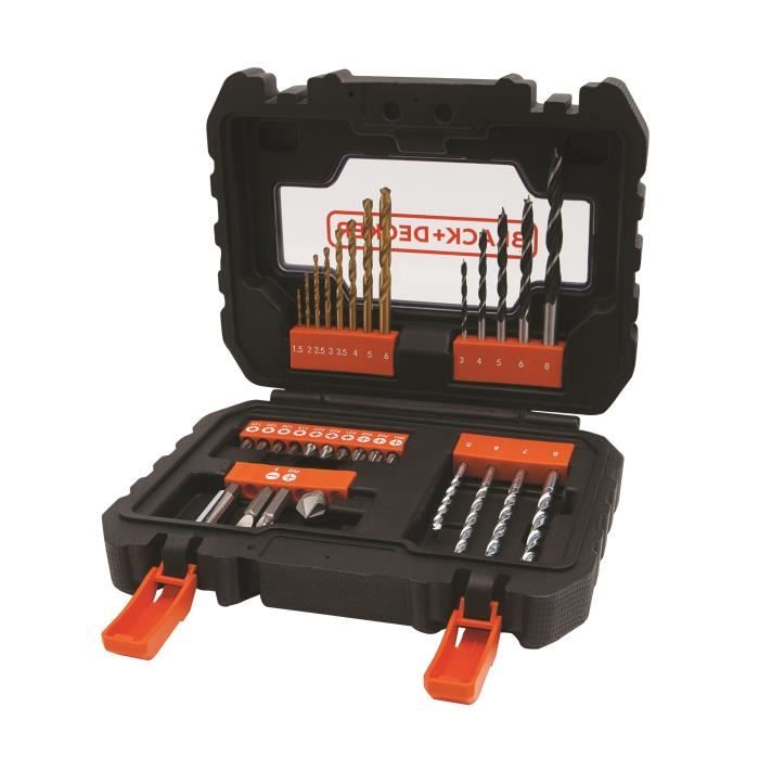 BLACK & DECKER Box 31 accessories drilling screwing A7233