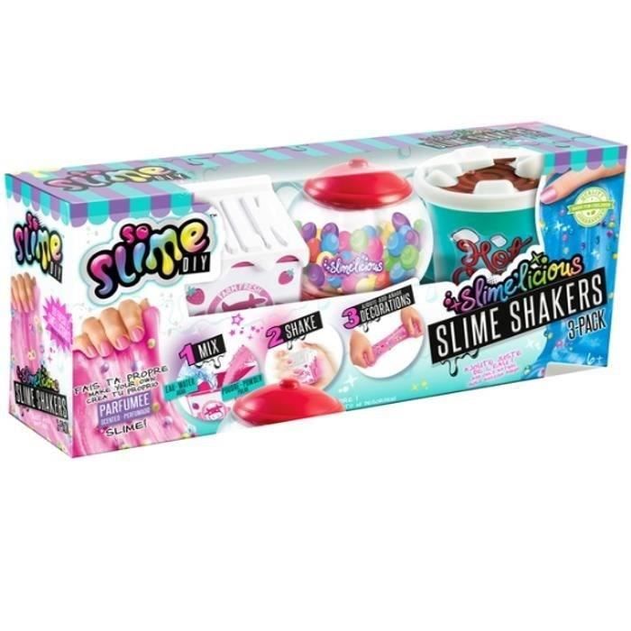 SLIMELICIOUS SLIME 3 SHAKERS PACK  CANAL TOYS
