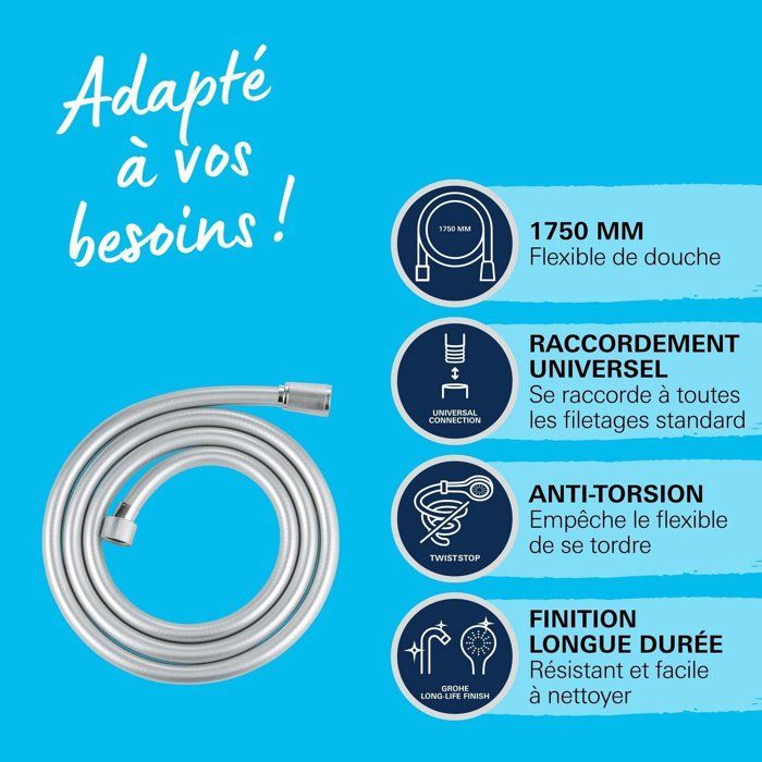 Shower hose - shower holder - shower head Grohe - 27506001