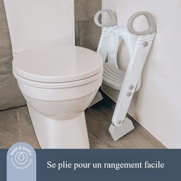 Toilet reducer - DREAMBABY - STEP-UP - Potty training seat - 2 adjustable levels - Grey
