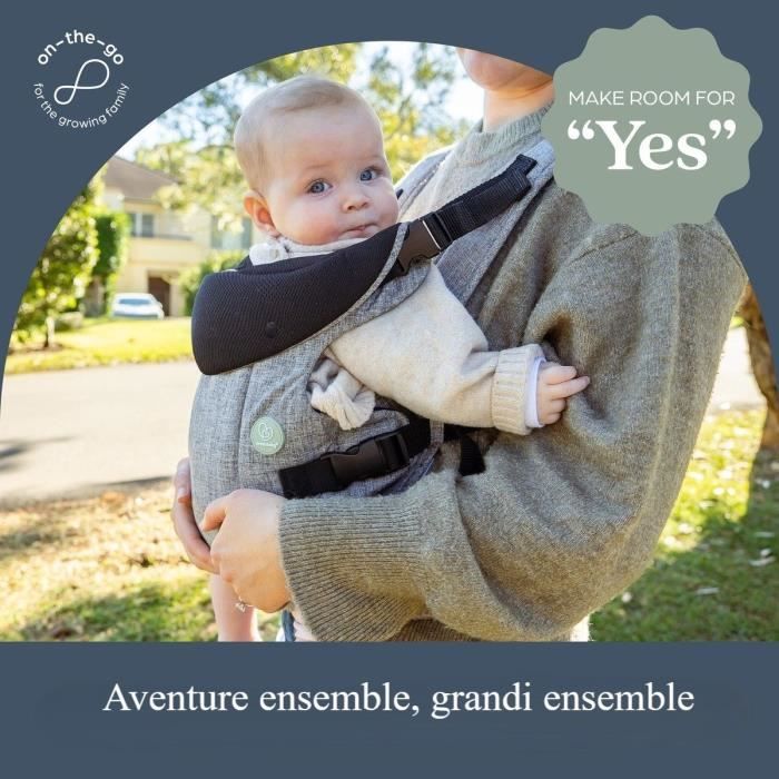 Dreambaby 3-1 Journey Adjustable Baby Carrier - Comfortable and Versatile - for Newborn to Toddler up to 15 kg