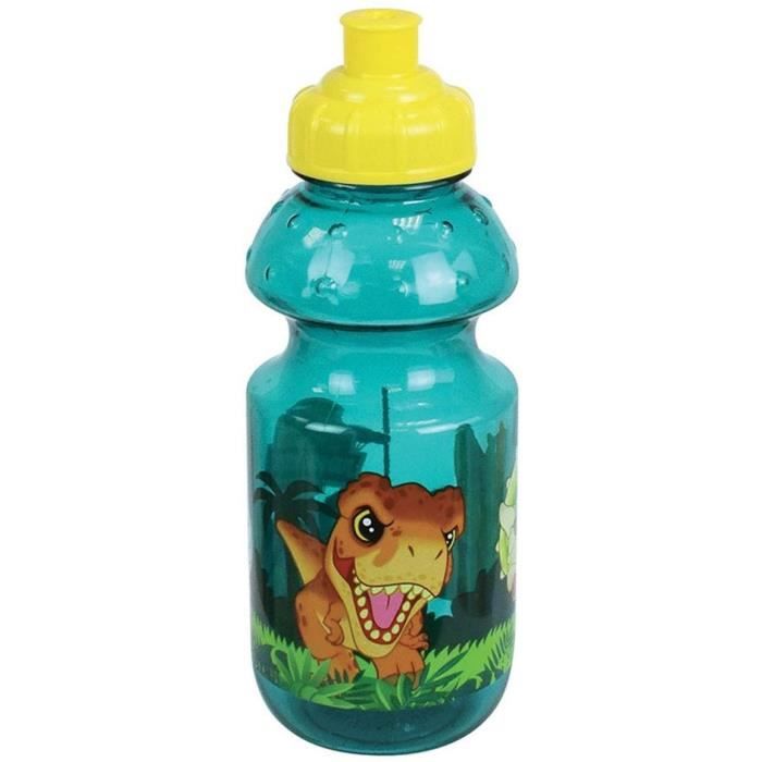 JURASSIC WORLD - Children's tableware set with glass, soup plate, plate, cutlery, water bottle and snack box
