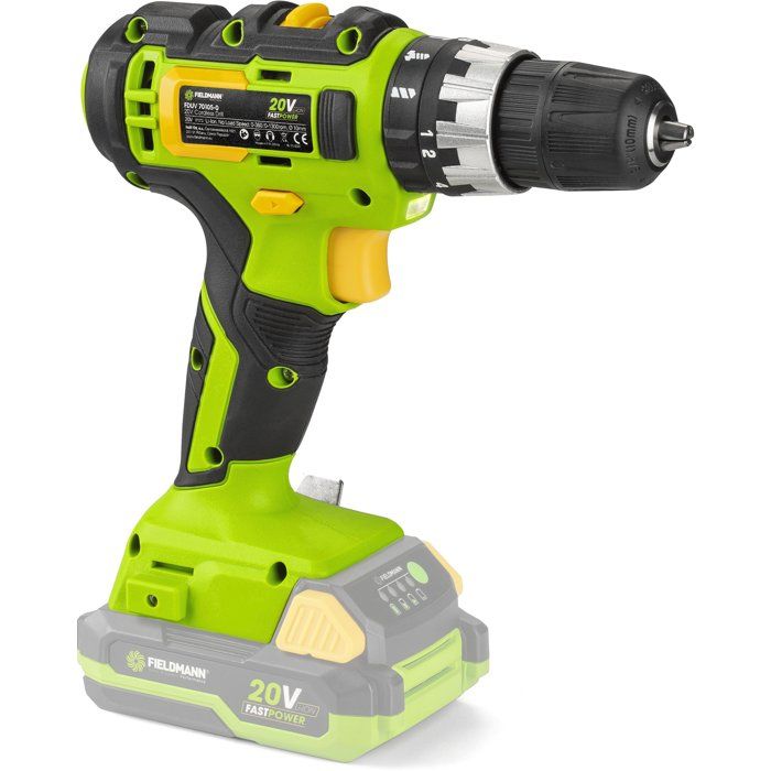 Cordless impact drill - FIELDMANN - 20V - 35 Nm - Battery and charger not included