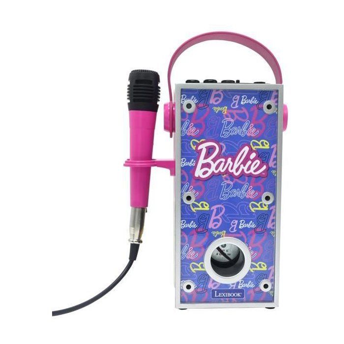 Barbie Powerful Light-Up Bluetooth Speaker with Mic