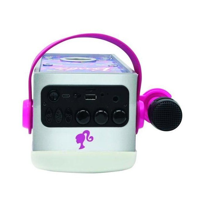 Barbie Powerful Light-Up Bluetooth Speaker with Mic