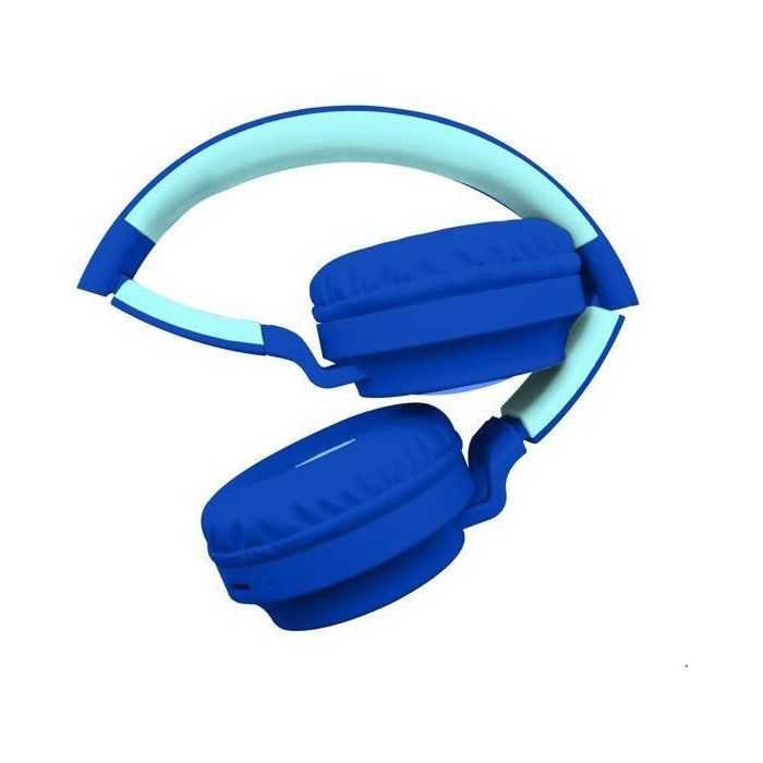 Foldable Bluetooth and wired light-up headphones with 3D design from the world of Stitch with volume limitation