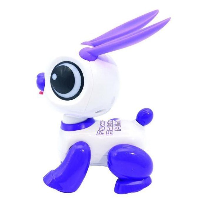 Power Rabbit Mini - Robot rabbit with light and sound effects, hand clap control, repeat