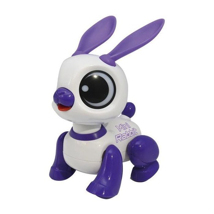 Power Rabbit Mini - Robot rabbit with light and sound effects, hand clap control, repeat